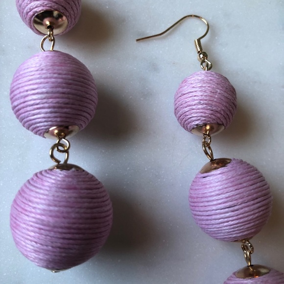 The Molly - Petal Pink Drop Statement Earring - Picture 3 of 4